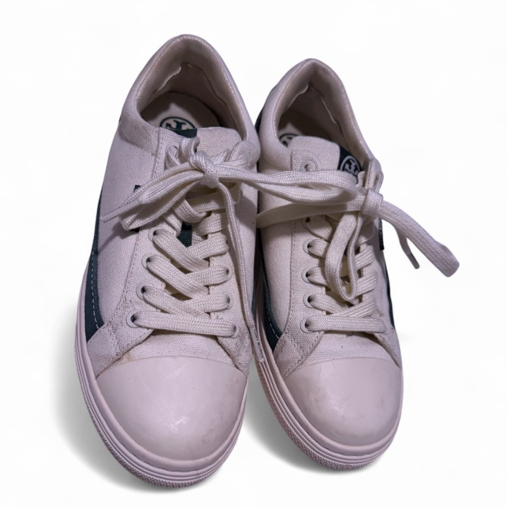 Tory Burch Cream and green Sneakers